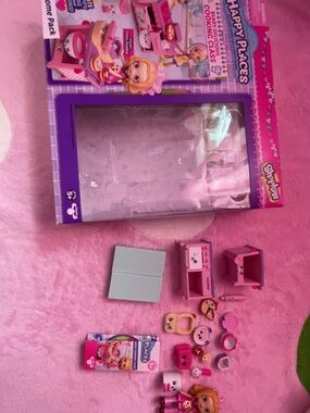 Shopkins Happy Places Mini Playset – Pink, Purple, Mint